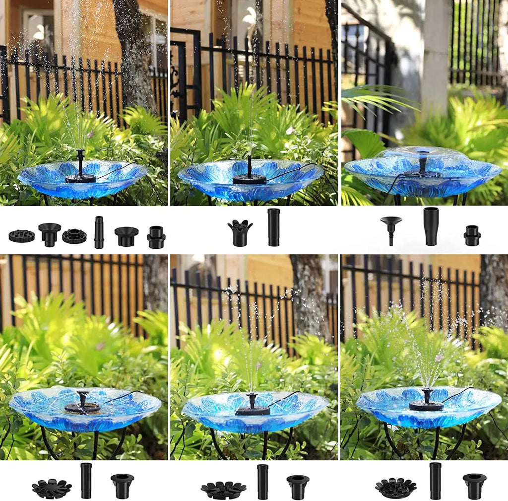 Fuente Solar para Jardín y Estanque