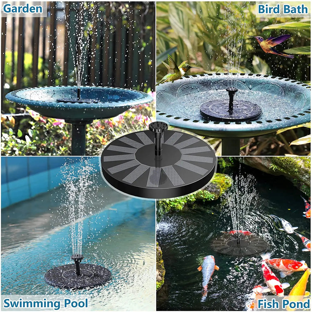 Fuente Solar para Jardín y Estanque