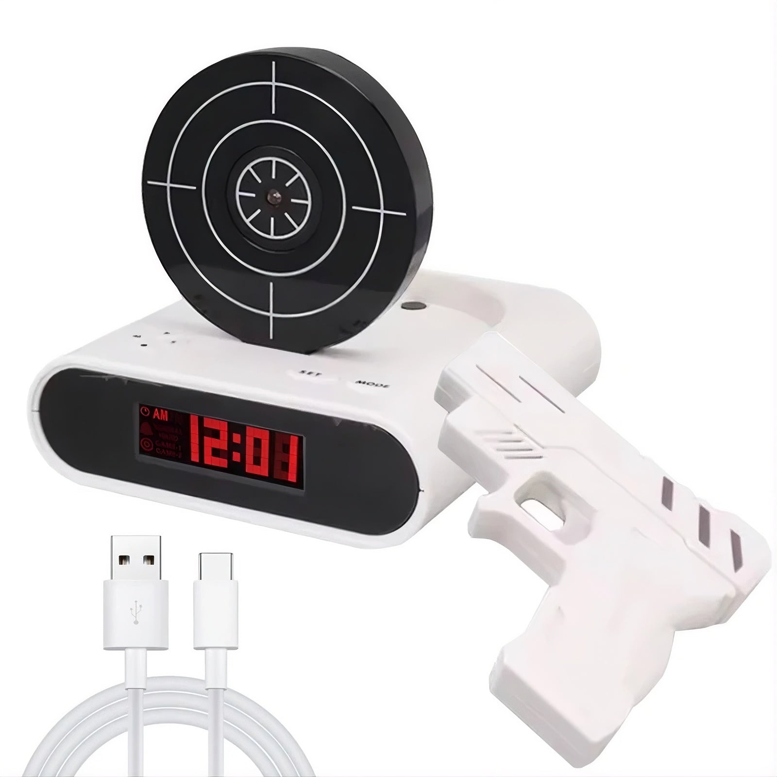 Reloj Despertador con Juego de Puntería
