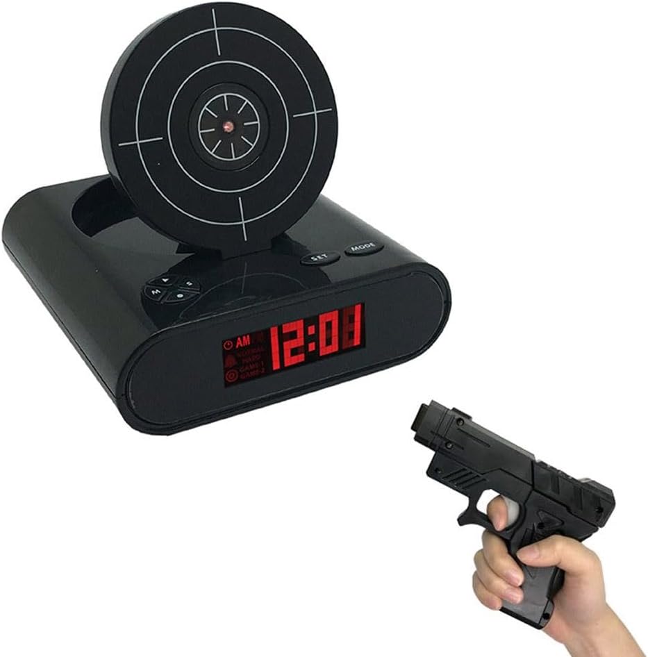 Reloj Despertador con Juego de Puntería