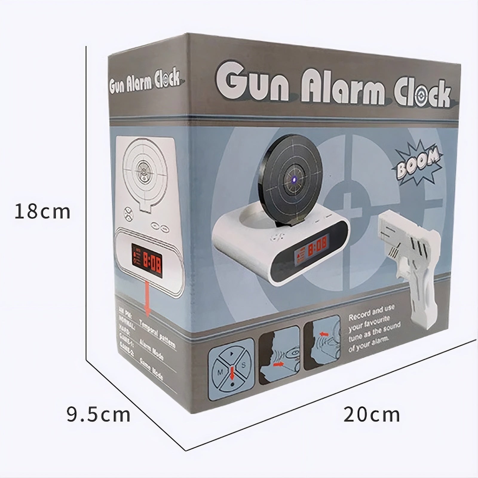 Reloj Despertador con Juego de Puntería