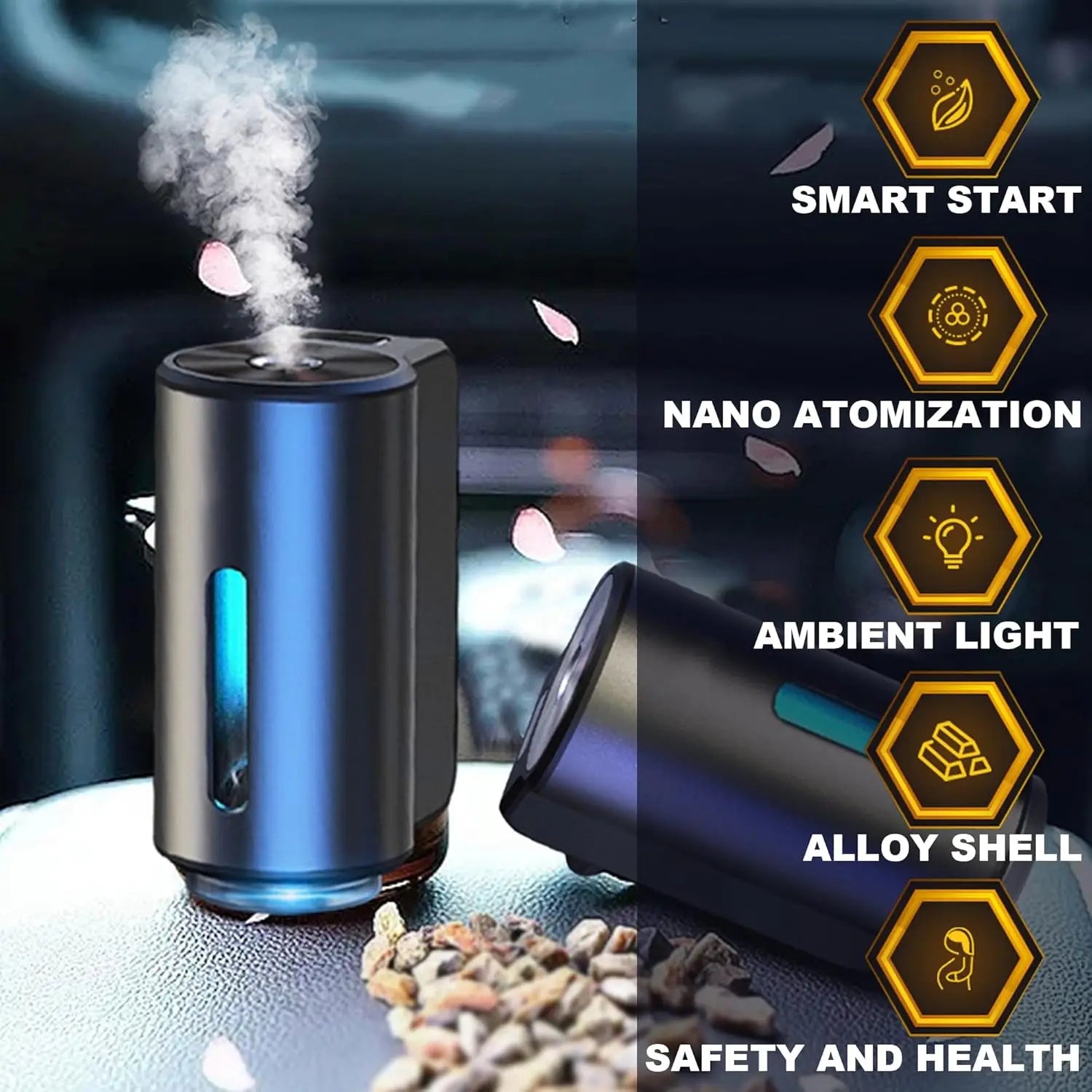 Difusor Eléctrico de Aromas para Coche