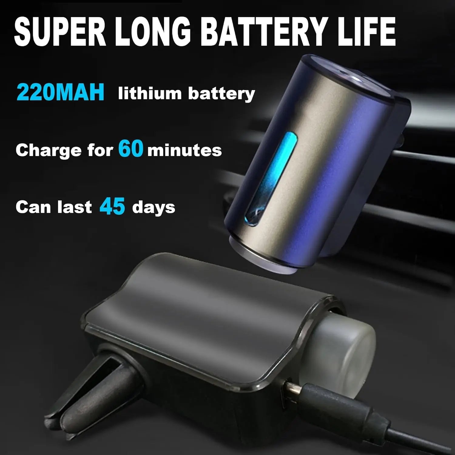 Difusor Eléctrico de Aromas para Coche