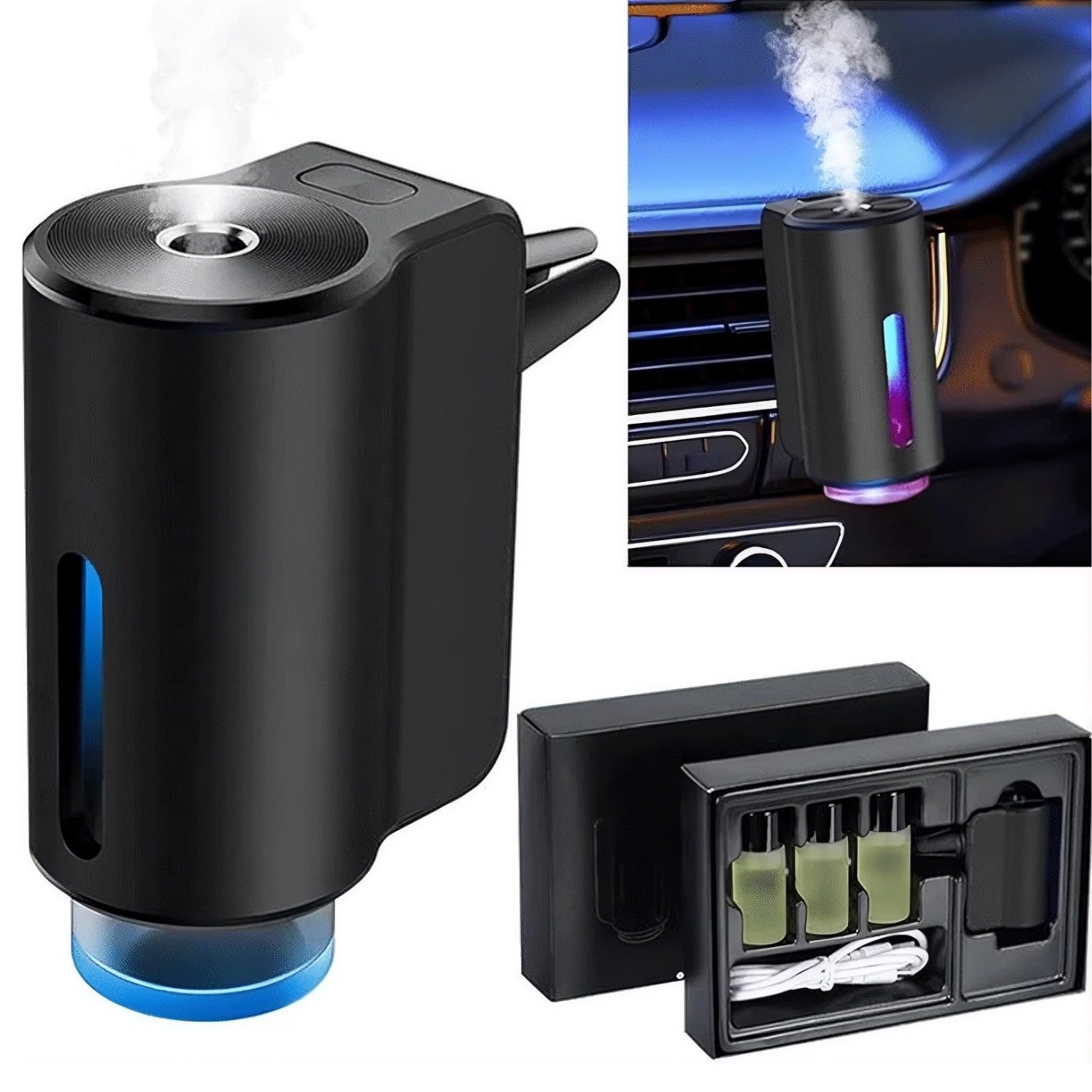 Difusor Eléctrico de Aromas para Coche