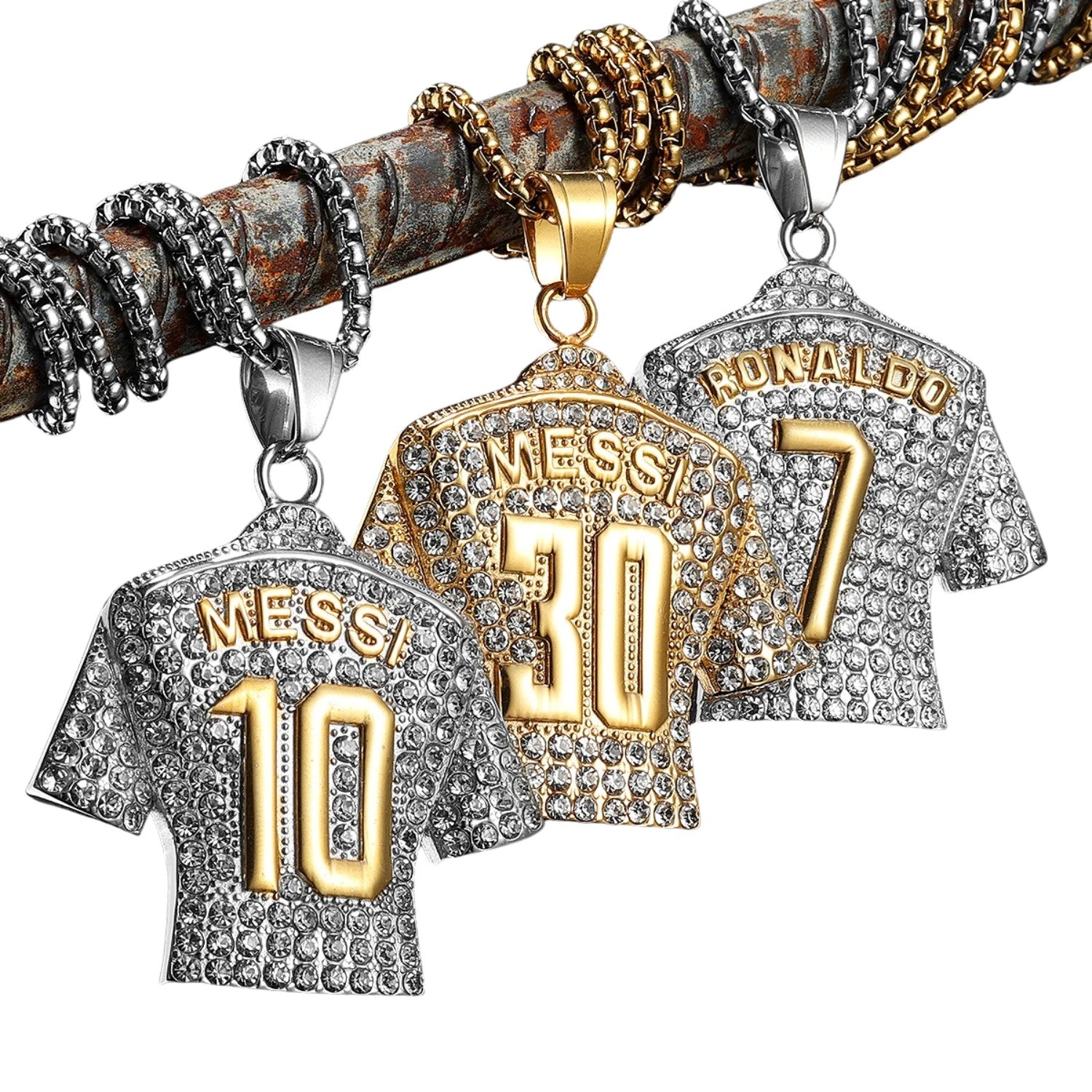 Collar Dije Camiseta Deportiva con Número