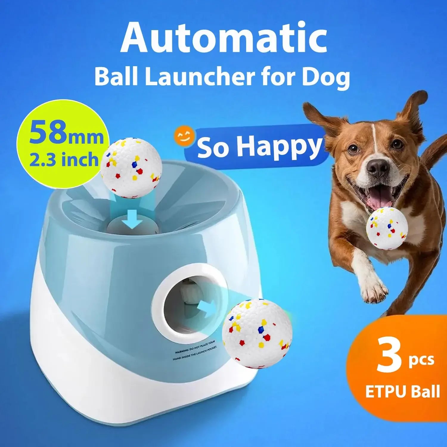 Lanzador Automático de Pelotas para Perro