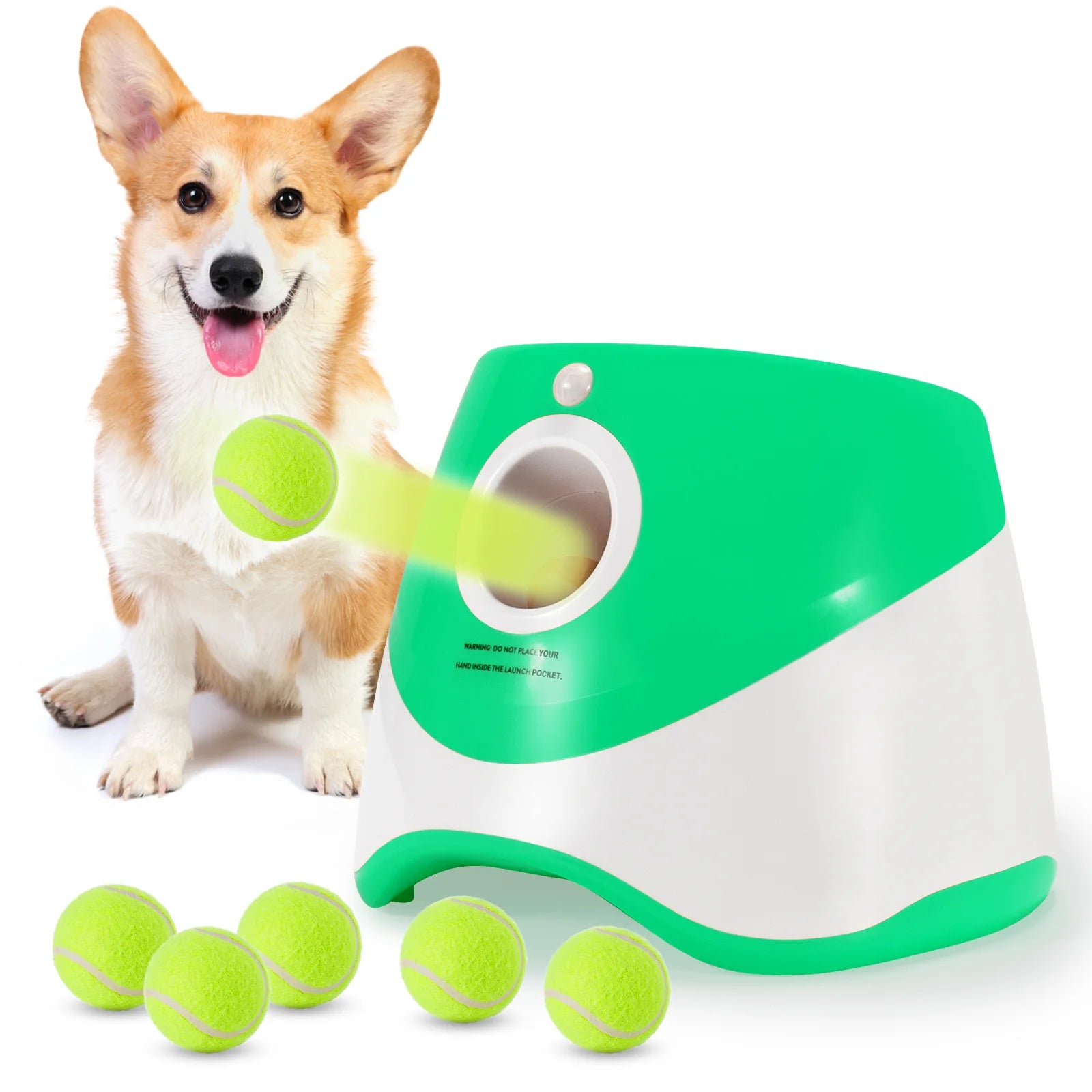 Lanzador Automático de Pelotas para Perro