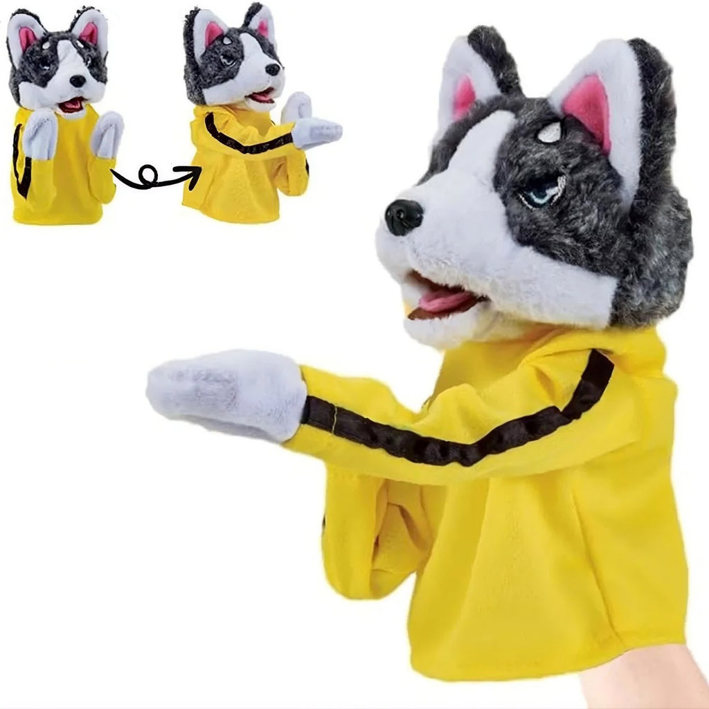 Guante de Box Perrito Boxeador (Broma Manual)
