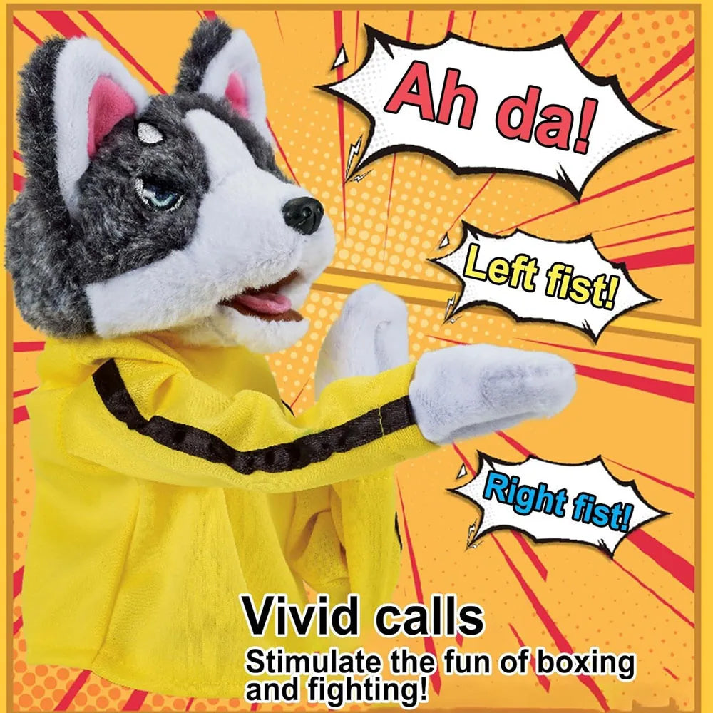 Guante de Box Perrito Boxeador (Broma Manual)