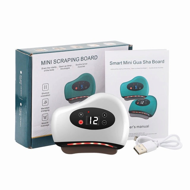 Piedra de Gua Sha Eléctrica con Vibración